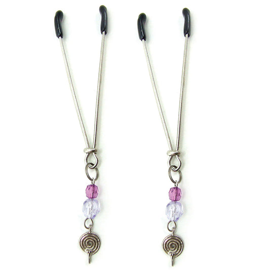 Sex Kitten Clamps Purple Swirls by PHS International
