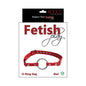 Rouge Fetish Play Vegan O-Ring Gag Red by Rouge Group LTD.