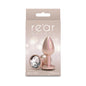 Rear Assets Plug Iridescent Champagne/Clear S by New Sensations Novelties Inc.