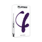 Playboy Twisted Playground Rechargeable Triple Stimulator Vibe Silicone Purple Acai by Evolved