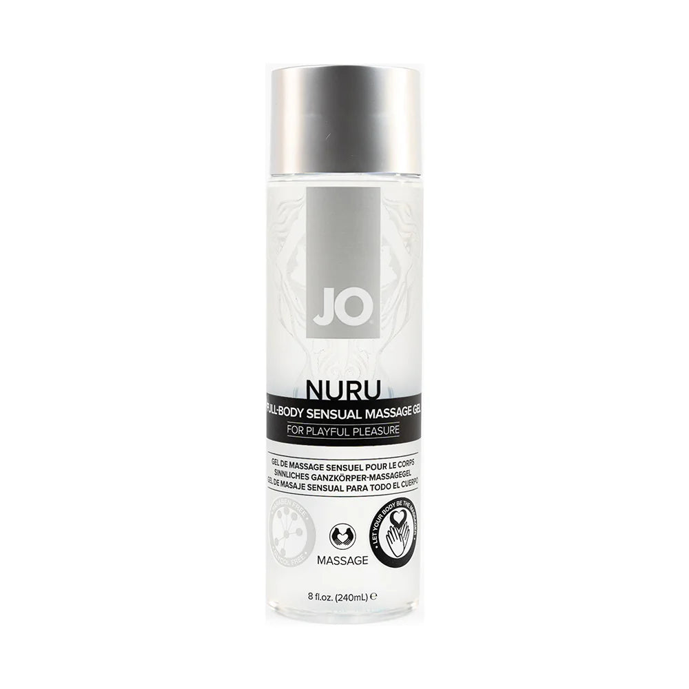 JO Nuru Full-Body Sensual Massage Gel 8 oz. by System Jo