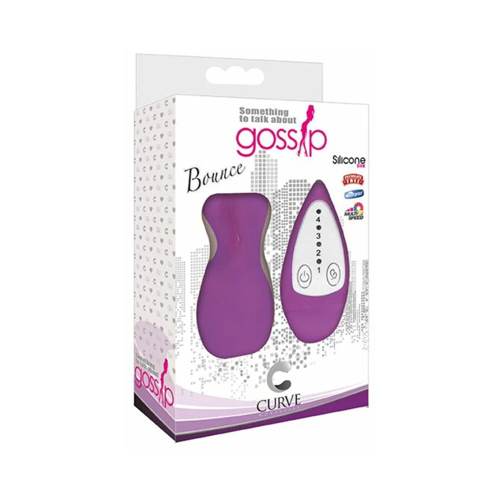 Gossip Bounce 4 Speed Silicone Violet by XR llc DBA Curve