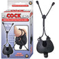 My Cock Ring Vibrating Scrotum Pouch & Cinch With Bullet Silicone Waterproof Black by Nasstoys
