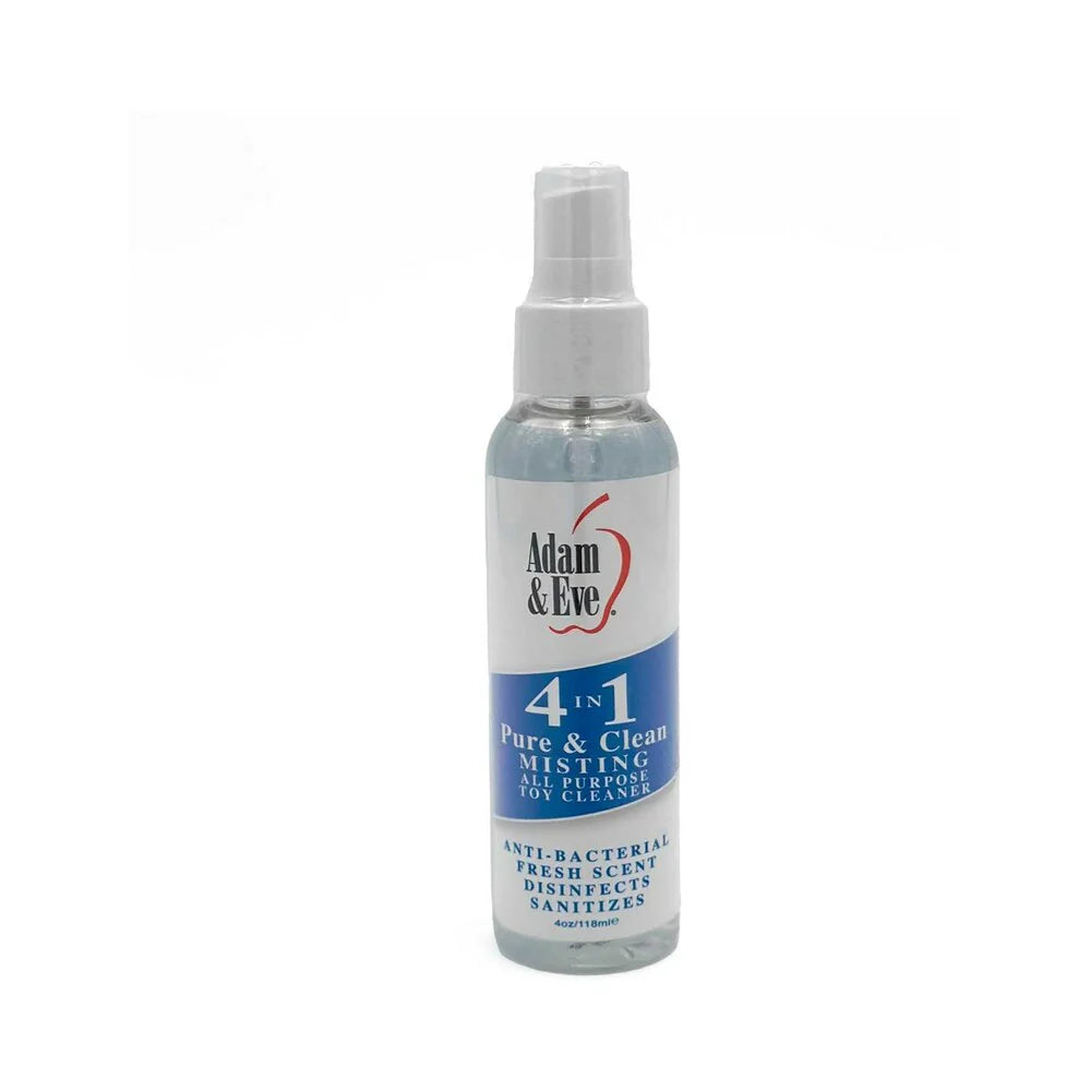 Adam & Eve 4 in 1 Pure & Clean Misting Toy Cleaner 4 oz. by PHE/Adam and Eve