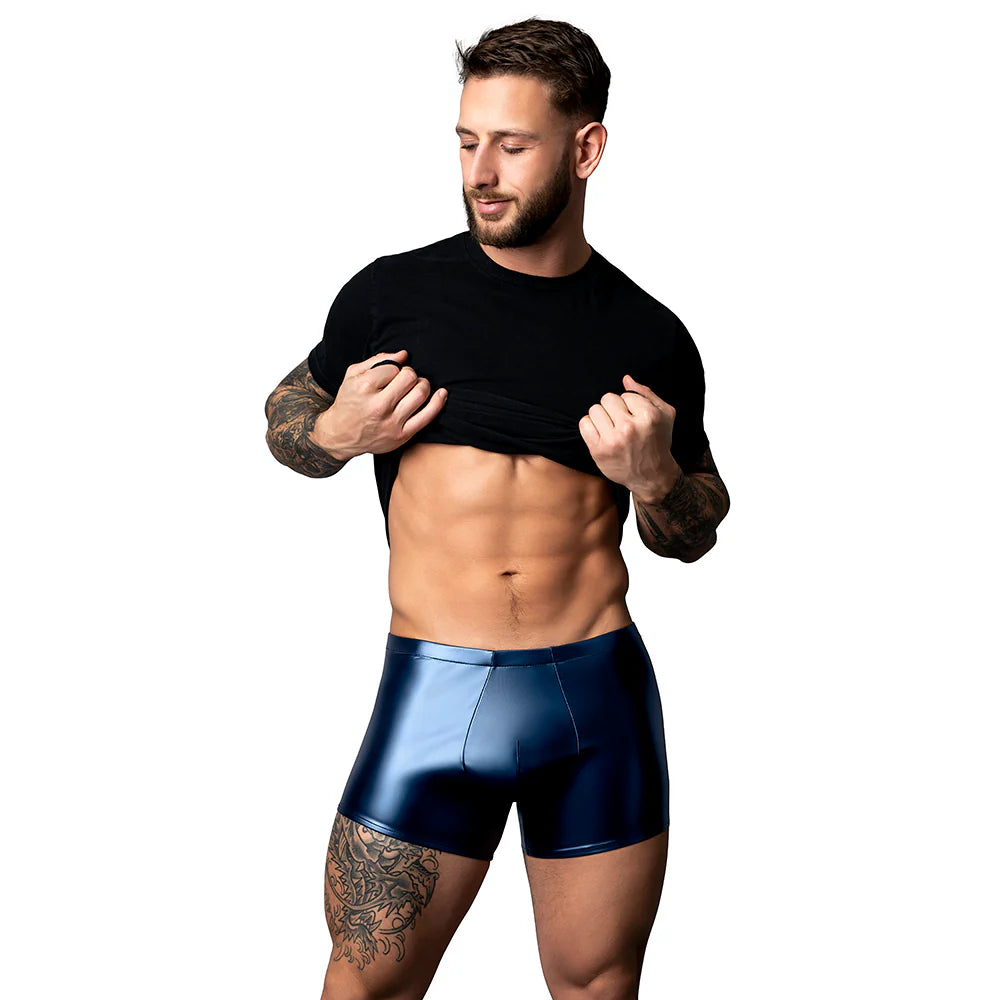 Male Power Liquid Onyx 2.0 Short Blue XL by Male Power