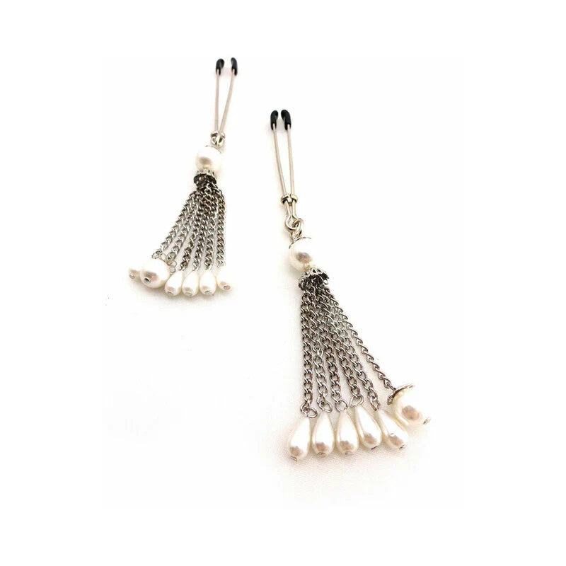 Bijoux de Nip Pearl Tassels Nipple Clamps by PHS International