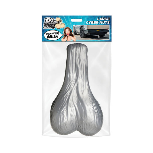 Big Ballers Large Truck Nuts Silver by XR LLC