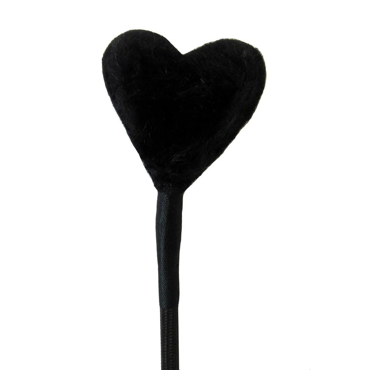 Heart Fluff Tip Crop Black by Ruff Doggie Style