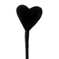 Heart Fluff Tip Crop Black by Ruff Doggie Style
