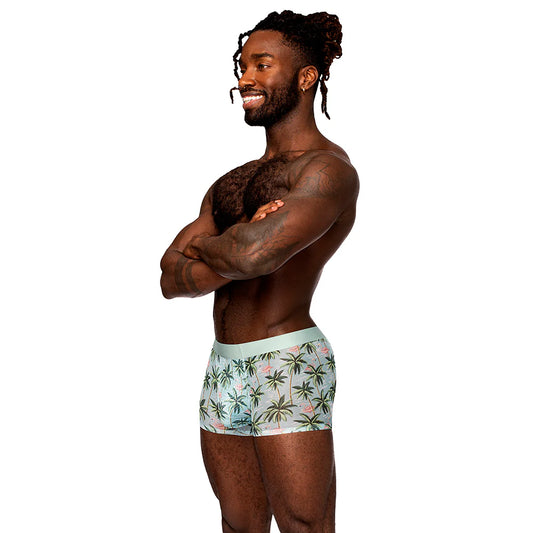 Male Power The Matchmaker Seamless Sheer Short Flamingo by Male Power