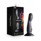 Impressions Amsterdam Rechargeable Silicone 6.5 in. Vibrating Dildo Black by Blush
