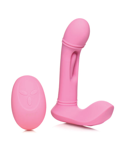Inmi G-Flick Flicking G-Spot Vibrator w/Remote - Pink by Xr llc