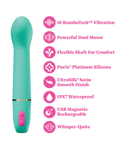 Aria - Flirty AF 2.0 - Rechargeable Vibe - Teal by Blush novelties