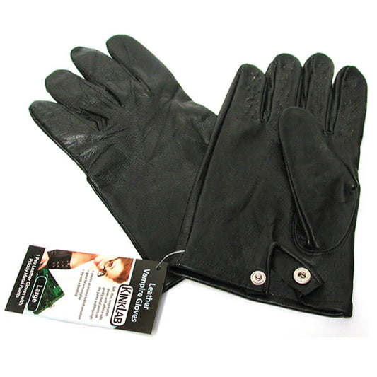 Leather Vampire Gloves (Extra Large) by Stockroom.com