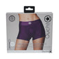 Ouch! Vibrating Strap-on Boxer Purple XS/S by Shots America LLC