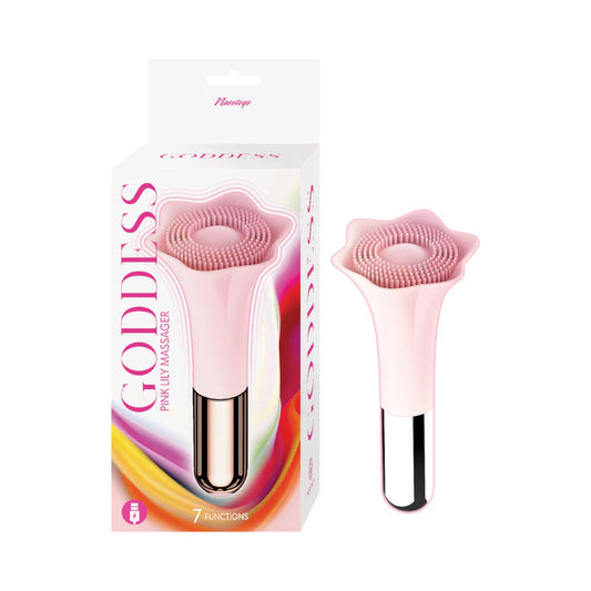 Goddess Pink Lily Massager Pink by Nasstoys