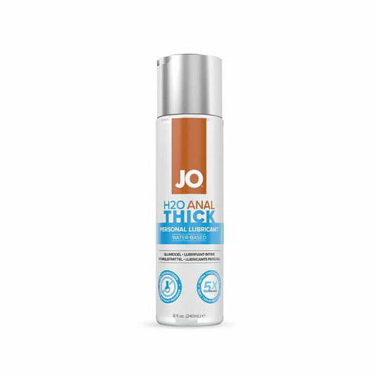 JO H2O Anal Thick Water-Based Lubricant 8 oz. by System Jo