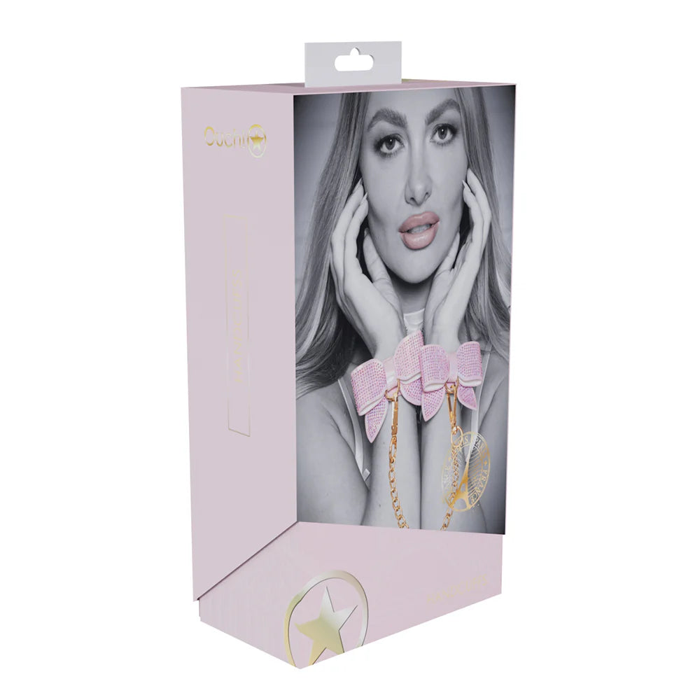 Ouch! International Paris Collection Handcuffs Pink by Shots America LLC