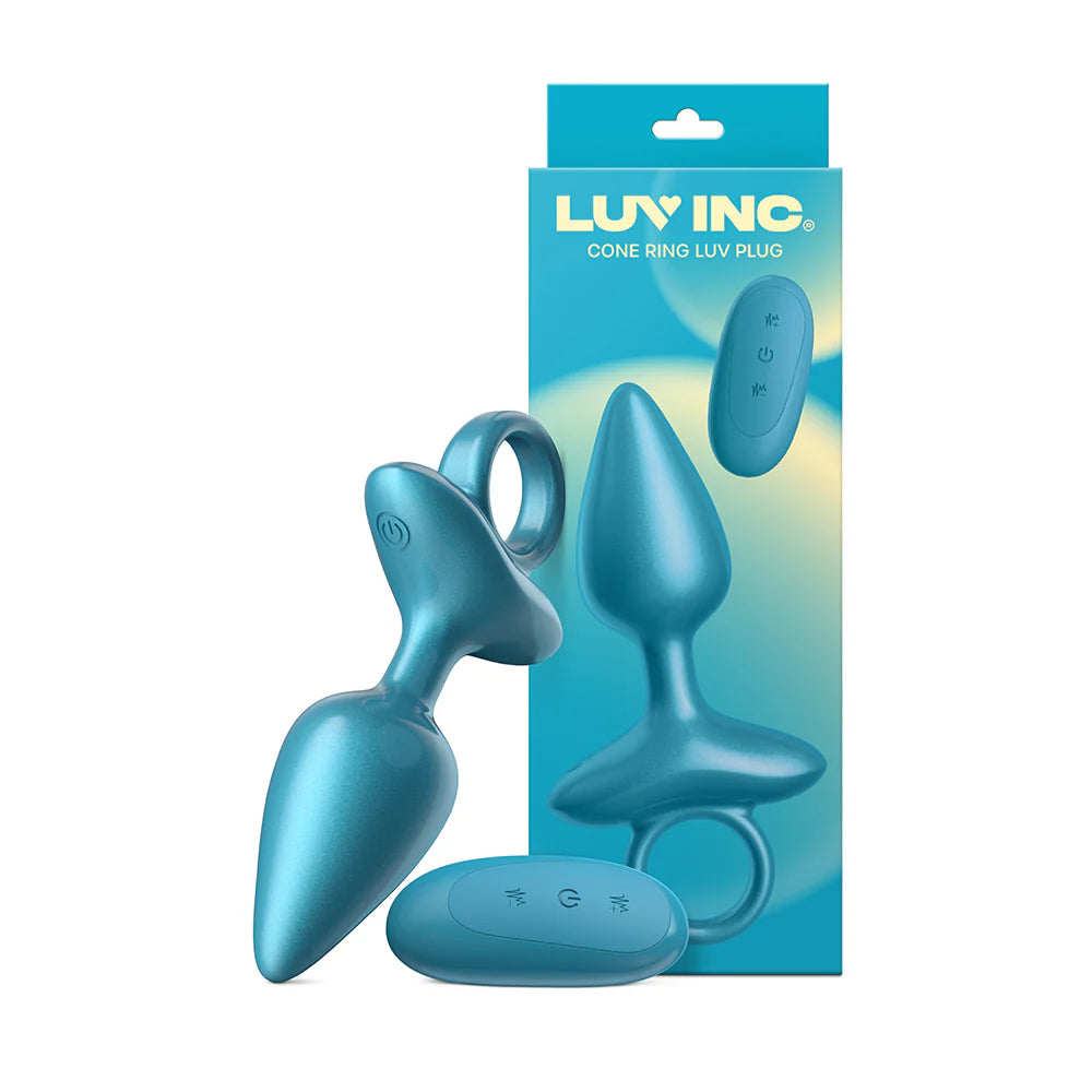 Luv Inc. Cr82: Cone Ring Luv Plug Metallic Blue by Vvole