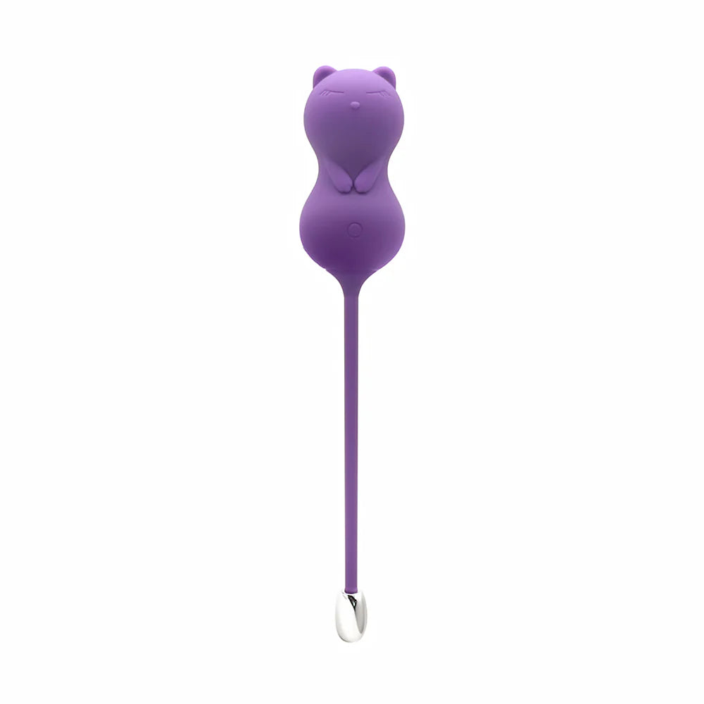 Emojibator Kitty Cat Kegel Ball Vibrator by Dame Products