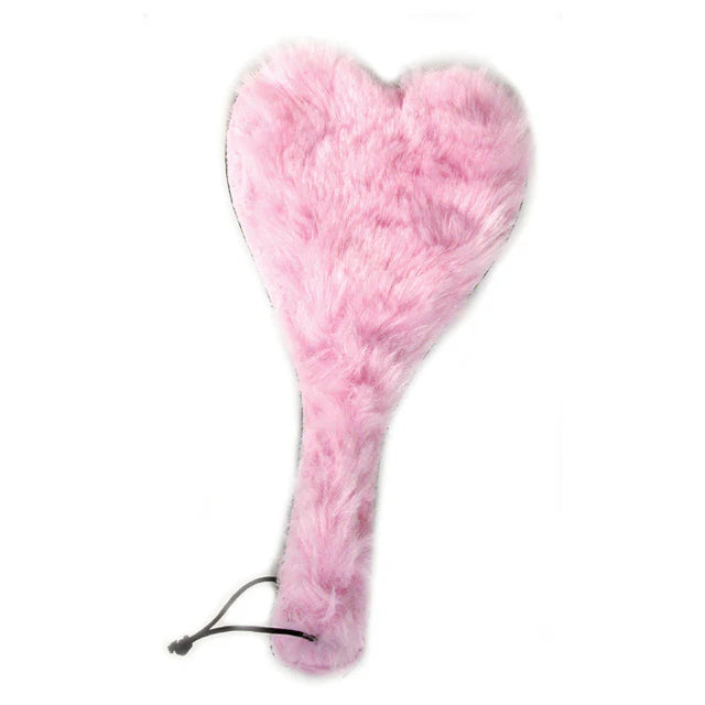Spank Her Plush Heart Paddle (Leather) by Ruff Doggie Style