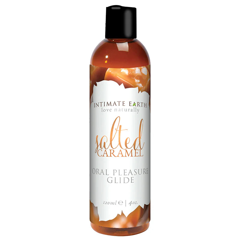 Intimate Earth Sea Salt Caramel Flavored Glide 120 ml/4 oz by New Earth Trading LLC