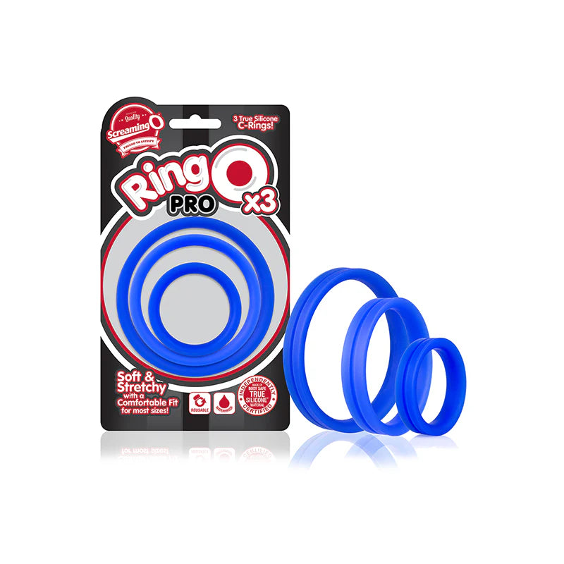 Screaming O RingO Pro x3 - Blue by Screaming O