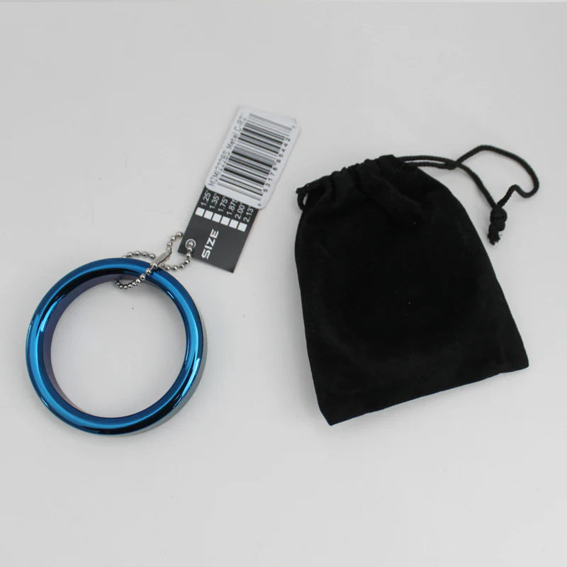 M2M Cock Ring Blue Steel 2in by PHS International