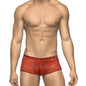 Male Power Stretch Lace Mini Short Red Medium by Male Power