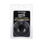 Rock Solid Tri-Pack Rubber Gasket (1.25in, 1.5in, 2in) Black by Doc Johnson