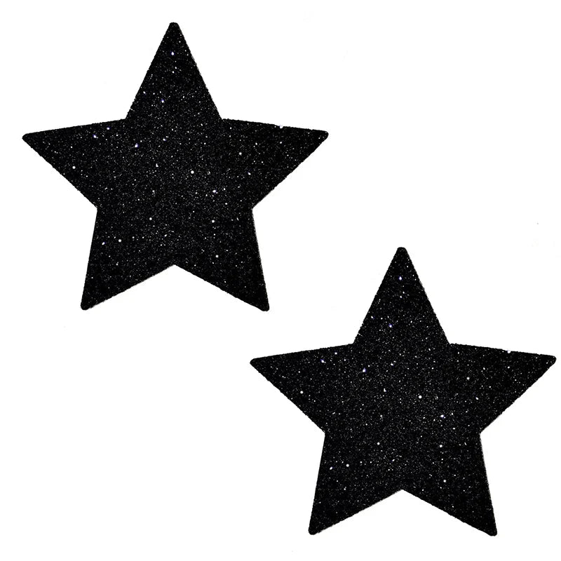 Neva Nude Pasty Star Glitter Black by Neva Nude LLC