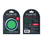 Forto F-64 Wide Liquid Silicone Cockring Large Blue by Vvole