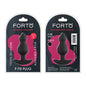 Forto F-78 Pointee Silicone Anal Plug Small Black by Vvole