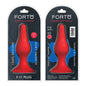 Forto F-11 Lungo Silicone Anal Plug Large Red by Vvole