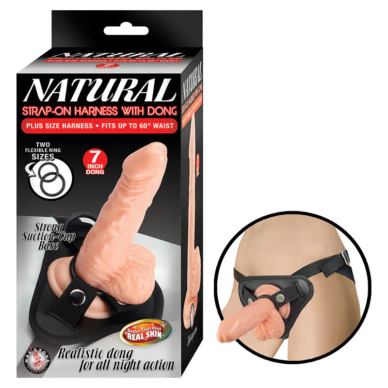 Natural Strap-On Harness With Dong by Nasstoys