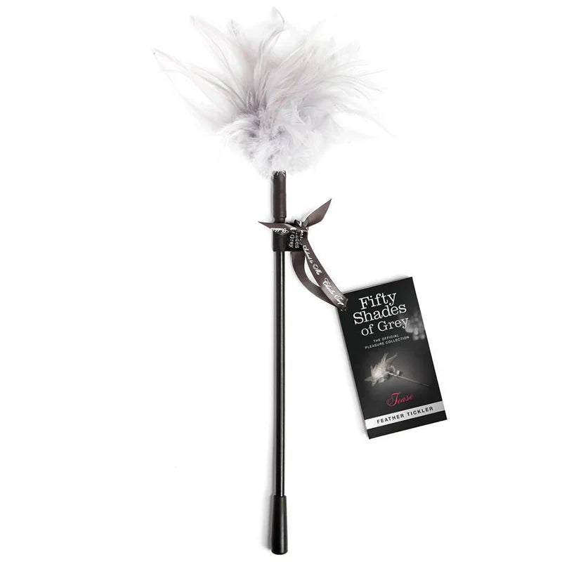 Fifty Shades of Grey Tease Feather Tickler Gray by LoveHoney