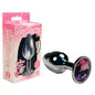 The 9's, The Silver Starter, Bejeweled Stainless Steel Plug Pink by Icon Brands Inc.