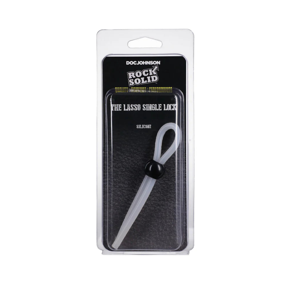 Rock Solid The Lasso/Bolo Single Lock Adjustable Translucent by Doc Johnson
