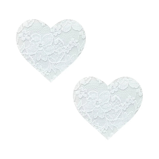 Neva Nude Pasty Heart Lace White by Neva Nude LLC