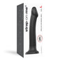 Strap-On-Me Bendable Dual-Density Silicone Dildo Black L by Lovely Planet USA