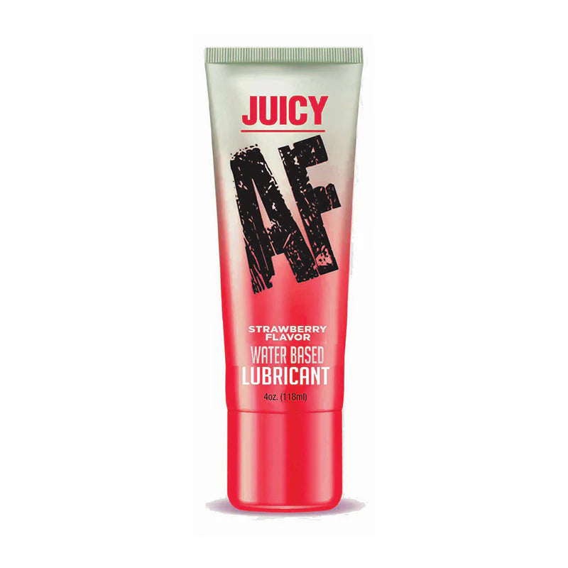 Juicy AF Water Based Lubricant Strawberry 4 oz. by Little Genie Productions
