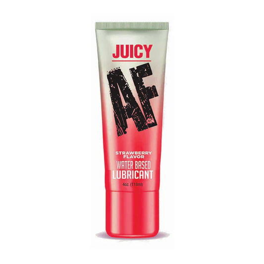 Juicy AF Water Based Lubricant Strawberry 4 oz. by Little Genie Productions