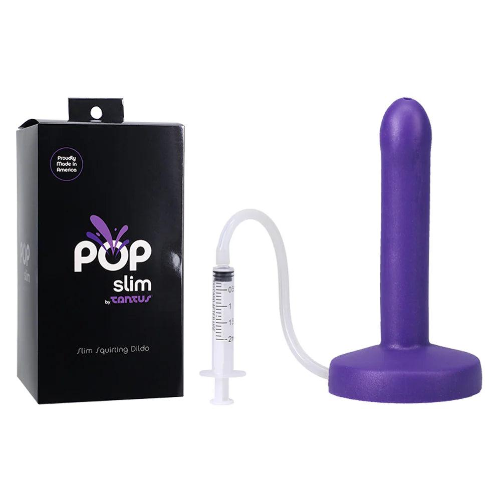 Tantus POP Slim Squrting Dildo Indiglow by Tantus