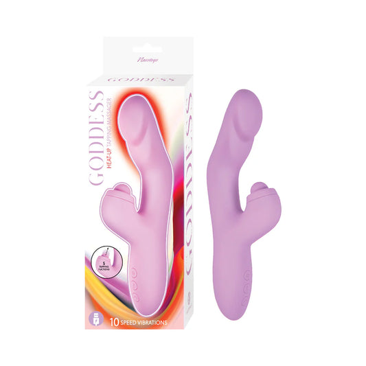 Goddess Heat Up Tapping Massager Lavender by Nasstoys