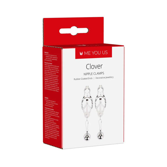 Me You Us Clover Nipple Clamp Silver by Simply Pleasure Ltd