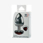 Adam & Eve Red Hearts Gem Anal Plug Medium by PHE/Adam and Eve