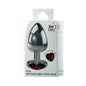 Adam & Eve Red Hearts Gem Anal Plug Large by PHE/Adam and Eve
