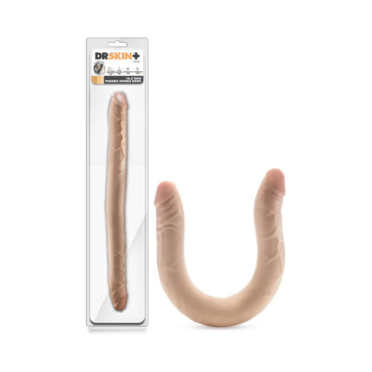 Dr. Skin Plus 16.5 in. Posable Double Dong Beige by Blush