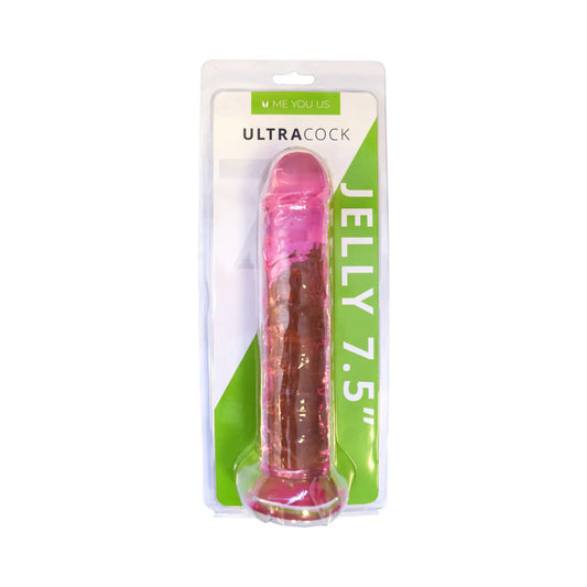 Me You Us Ultracock Pink Jelly 7.5 in. Dong by Simply Pleasure Ltd