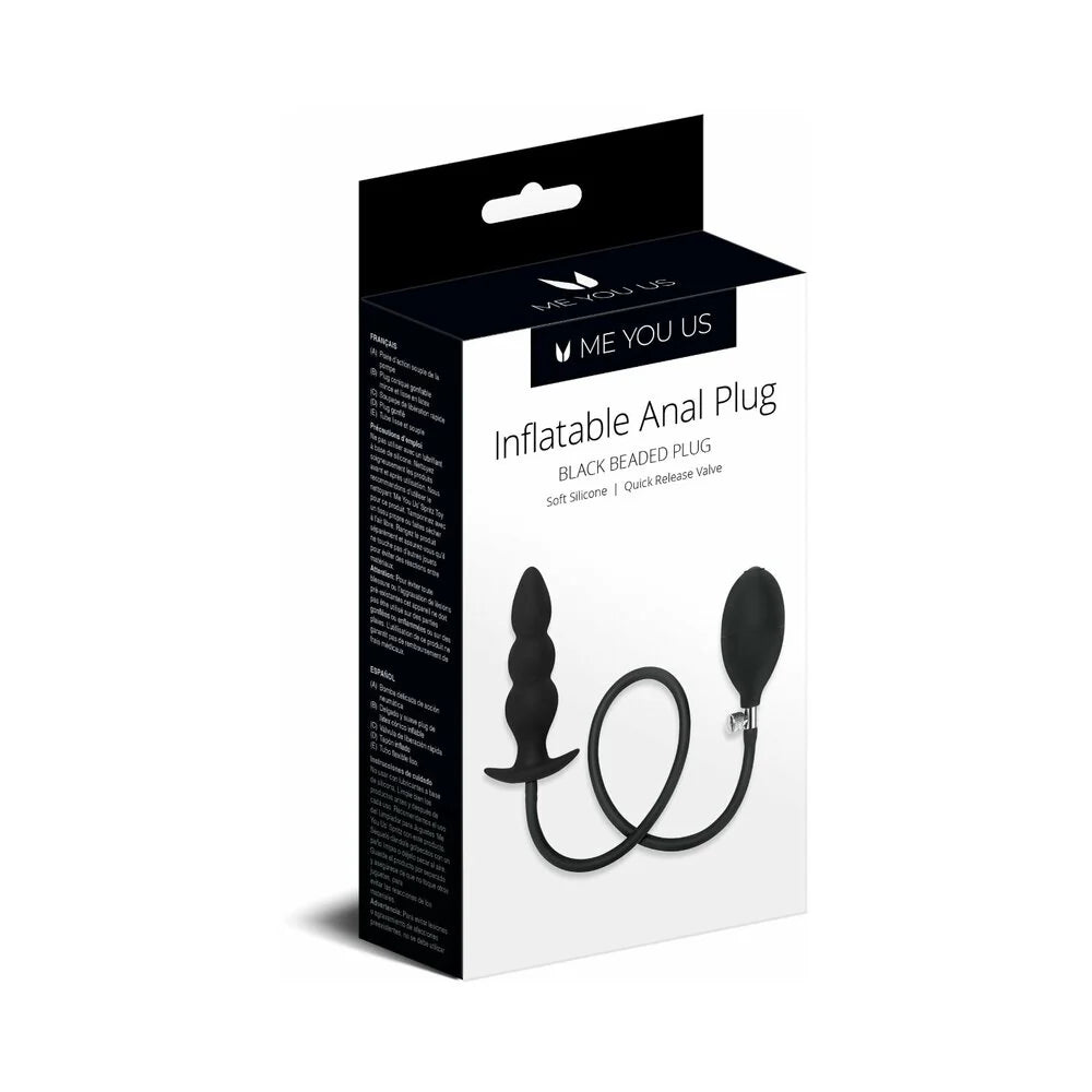 Me You Us Inflatable Beaded Anal Plug by Simply Pleasure Ltd